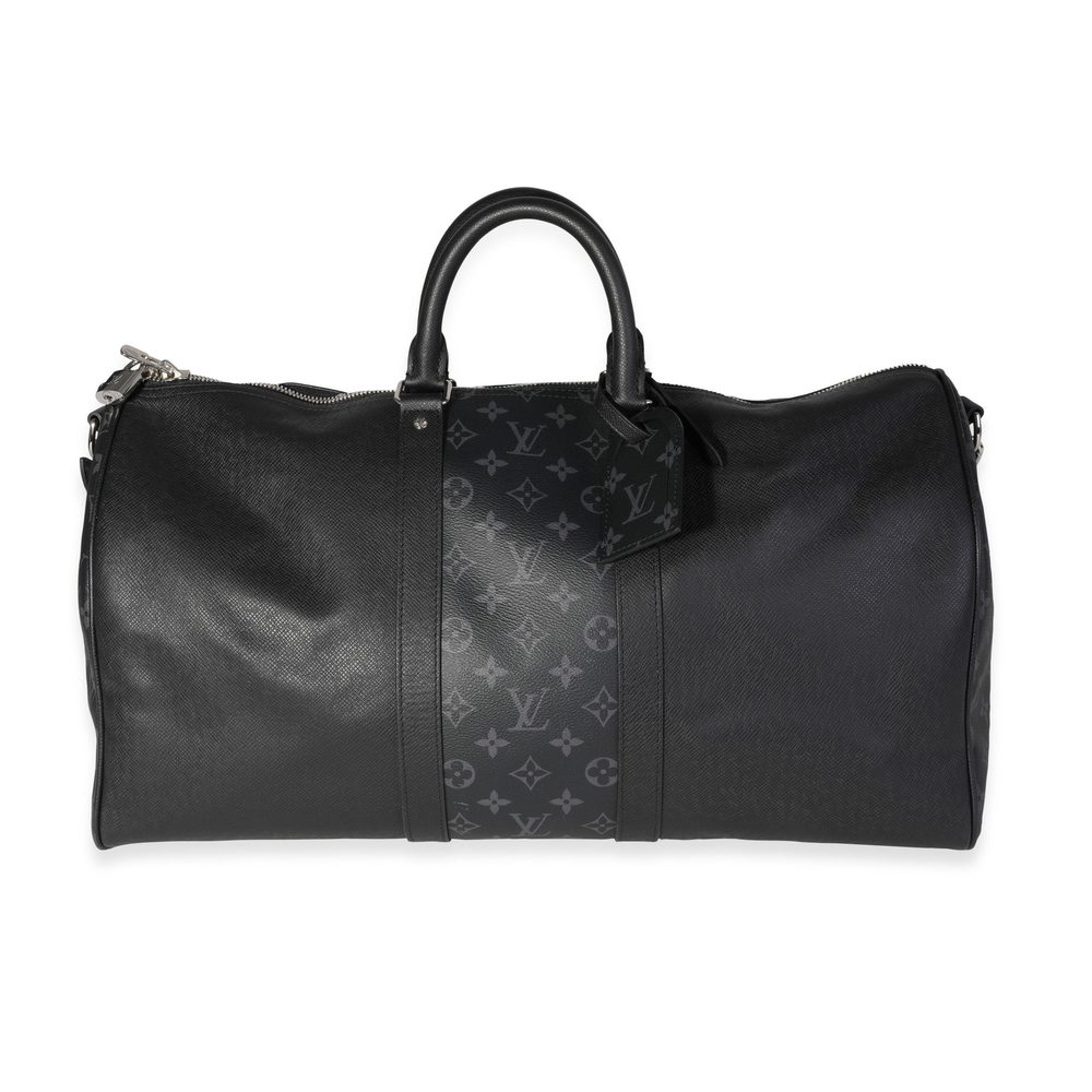 Black Monogram Eclipse Taigarama Keepall Bandouli… - image 1
